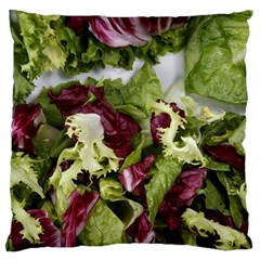 Salad Lettuce Vegetable Large Cushion Case (two Sides) by Sapixe