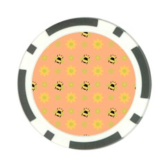 Bee A Bug Nature Wallpaper Poker Chip Card Guard by Sapixe