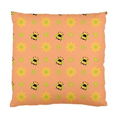 Bee A Bug Nature Wallpaper Standard Cushion Case (two Sides)