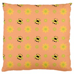 Bee A Bug Nature Wallpaper Standard Flano Cushion Case (two Sides)