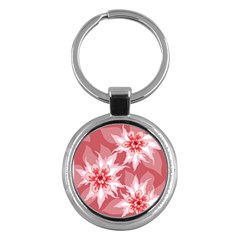 Flower Leaf Nature Flora Floral Key Chains (Round) 