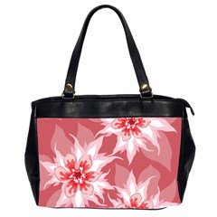 Flower Leaf Nature Flora Floral Oversize Office Handbag (2 Sides)