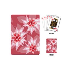 Flower Leaf Nature Flora Floral Playing Cards (Mini)