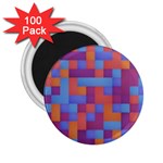 Squares Background Geometric Modern 2.25  Magnets (100 pack)  Front