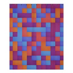 Squares Background Geometric Modern Shower Curtain 60  X 72  (medium) 