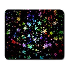 Christmas Star Gloss Lights Light Large Mousepads by Sapixe