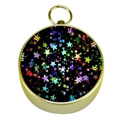 Christmas Star Gloss Lights Light Gold Compasses by Sapixe