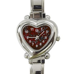 Background Christmas Decoration Heart Italian Charm Watch