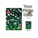 Christmas Star Advent Background Playing Cards 54 (Mini) Front - Heart3