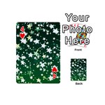 Christmas Star Advent Background Playing Cards 54 (Mini) Front - Heart4