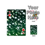 Christmas Star Advent Background Playing Cards 54 (Mini) Front - Heart7