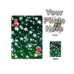 Christmas Star Advent Background Playing Cards 54 (Mini) Front - HeartK