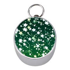 Christmas Star Advent Background Mini Silver Compasses by Sapixe