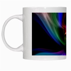 Abstract Art Color Design Lines White Mugs