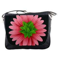 Plant Flower Flowers Design Leaves Messenger Bag