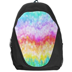 Rainbow Pontilism Background Backpack Bag by Sapixe