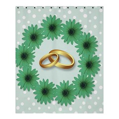 Rings Heart Love Wedding Before Shower Curtain 60  X 72  (medium) 
