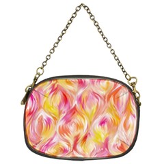 Pretty Painted Pattern Pastel Chain Purse (two Sides)