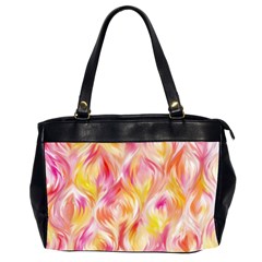 Pretty Painted Pattern Pastel Oversize Office Handbag (2 Sides)