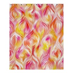 Pretty Painted Pattern Pastel Shower Curtain 60  X 72  (medium) 