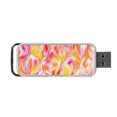 Pretty Painted Pattern Pastel Portable Usb Flash (one Side)