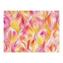 Pretty Painted Pattern Pastel Double Sided Flano Blanket (mini) 
