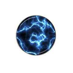 Electricity Blue Brightness Bright Hat Clip Ball Marker (4 Pack)
