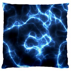 Electricity Blue Brightness Bright Large Flano Cushion Case (two Sides)