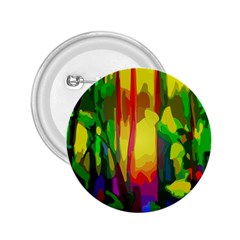 Abstract Vibrant Colour Botany 2 25  Buttons