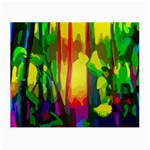 Abstract Vibrant Colour Botany Small Glasses Cloth (2-Side) Back