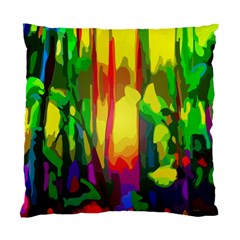Abstract Vibrant Colour Botany Standard Cushion Case (one Side)
