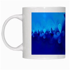 Background Course Gradient Blue White Mugs by Sapixe