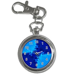 Background Course Gradient Blue Key Chain Watches
