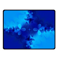 Background Course Gradient Blue Fleece Blanket (small)