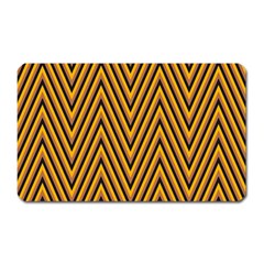 Chevron Brown Retro Vintage Magnet (rectangular)