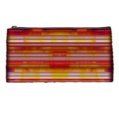 Abstract Stripes Color Game Pencil Cases