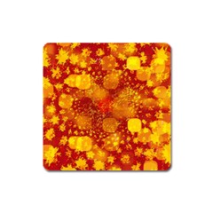 Christmas Star Advent Background Square Magnet by Sapixe