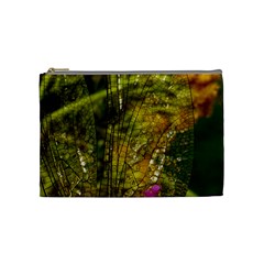 Dragonfly Dragonfly Wing Close Up Cosmetic Bag (medium) by Sapixe