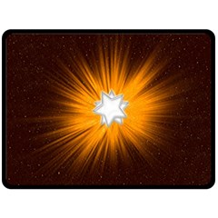 Star Universe Space Galaxy Cosmos Fleece Blanket (large) 