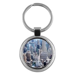 Manhattan New York City Key Chains (round)  by Sapixe