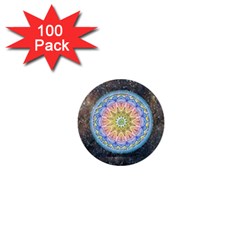 Mandala Cosmos Spirit 1  Mini Buttons (100 Pack) 