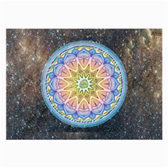 Mandala Cosmos Spirit Large Glasses Cloth by Sapixe