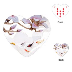 Fishes And Flowers Playing Cards (heart)