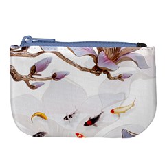 Fishes And Flowers Large Coin Purse by burpdesignsA