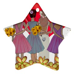 Girl Power Star Ornament (two Sides)