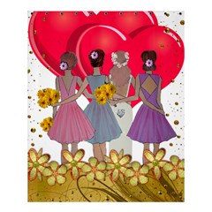 Girl Power Shower Curtain 60  X 72  (medium)  by burpdesignsA