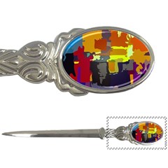 Abstract Vibrant Colour Letter Opener by Sapixe