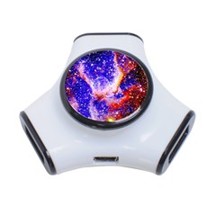 Galaxy Nebula Stars Space Universe 3-port Usb Hub by Sapixe