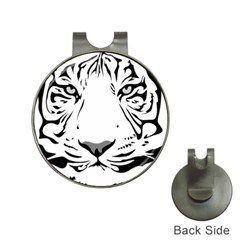 Tiger Black Ans White Hat Clips With Golf Markers by alllovelyideas