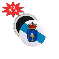 Flag Of Galicia 1 75  Magnets (10 Pack)  by abbeyz71